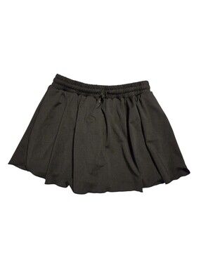 Star Style Black Athletic Flowy Skort Mini Skirt Built-in Shorts Women's Size XL